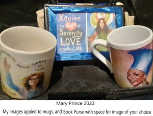 Mary Prince - mugs and book purse